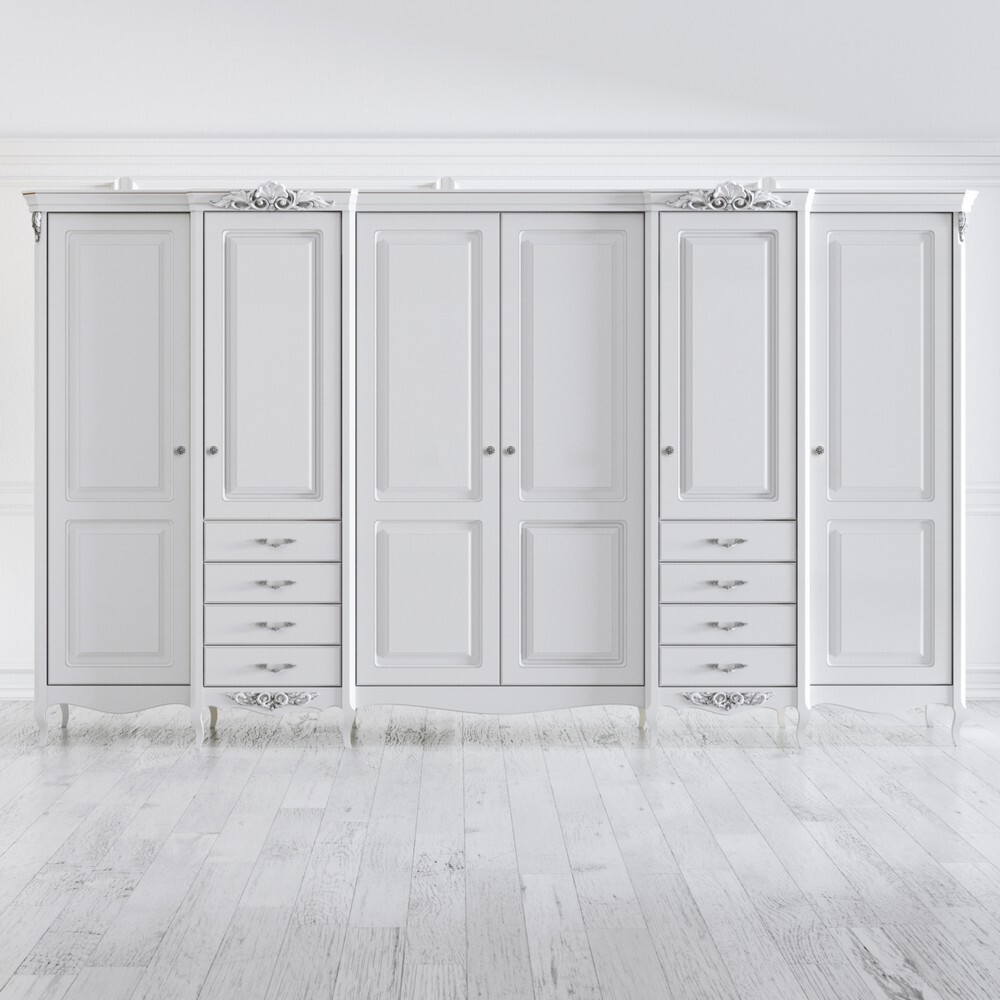 Шкаф 6 дверей