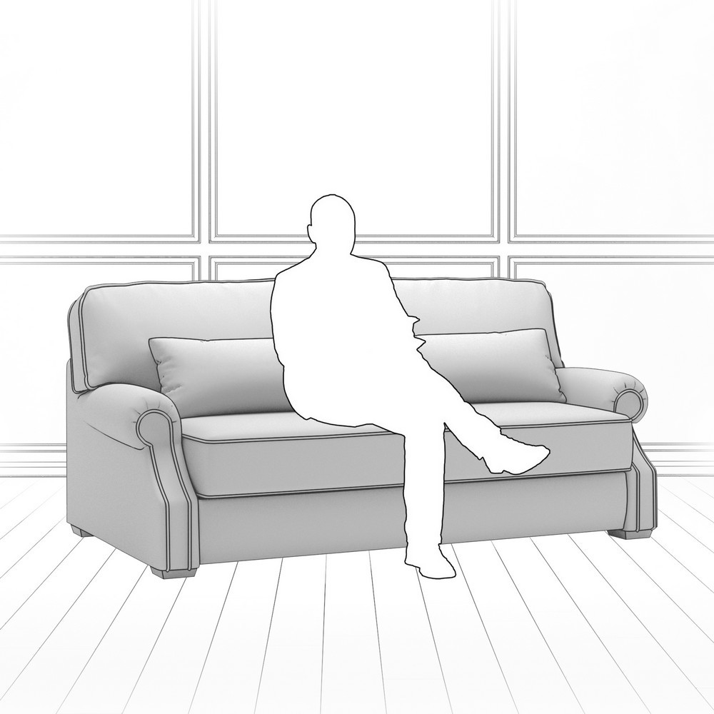 Диван Kane L (с механизмом) DKL-I-180-K03-KaB40-B18