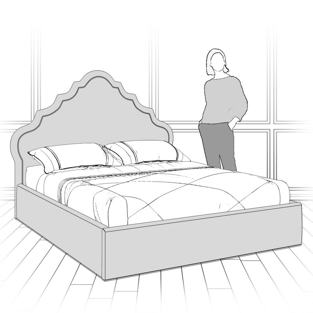 Кровать с подъемным механизмом K08-1800-KaB07-B12