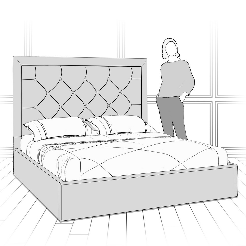 Кровать с подъемным механизмом K20-1400-B15