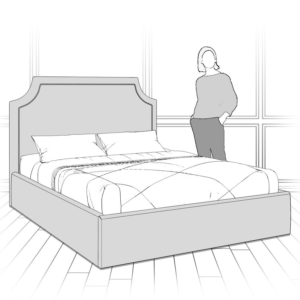 Кровать с подъемным механизмом K09-1800-N-B08