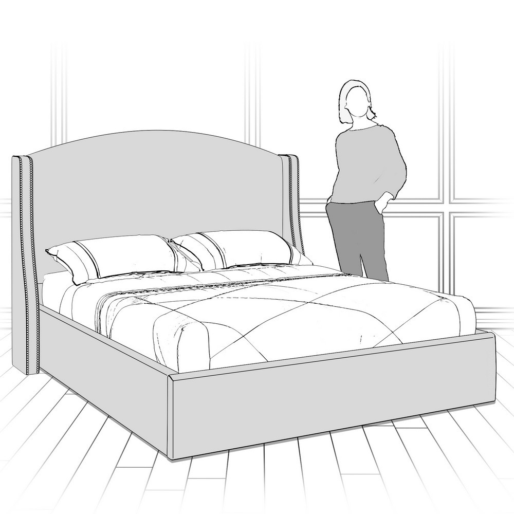 Кровать с подъемным механизмом K10-1200-N-B01