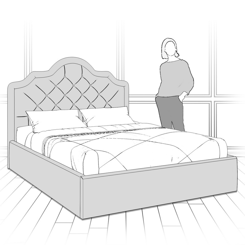 Кровать с подъемным механизмом K05Y-1400-B13