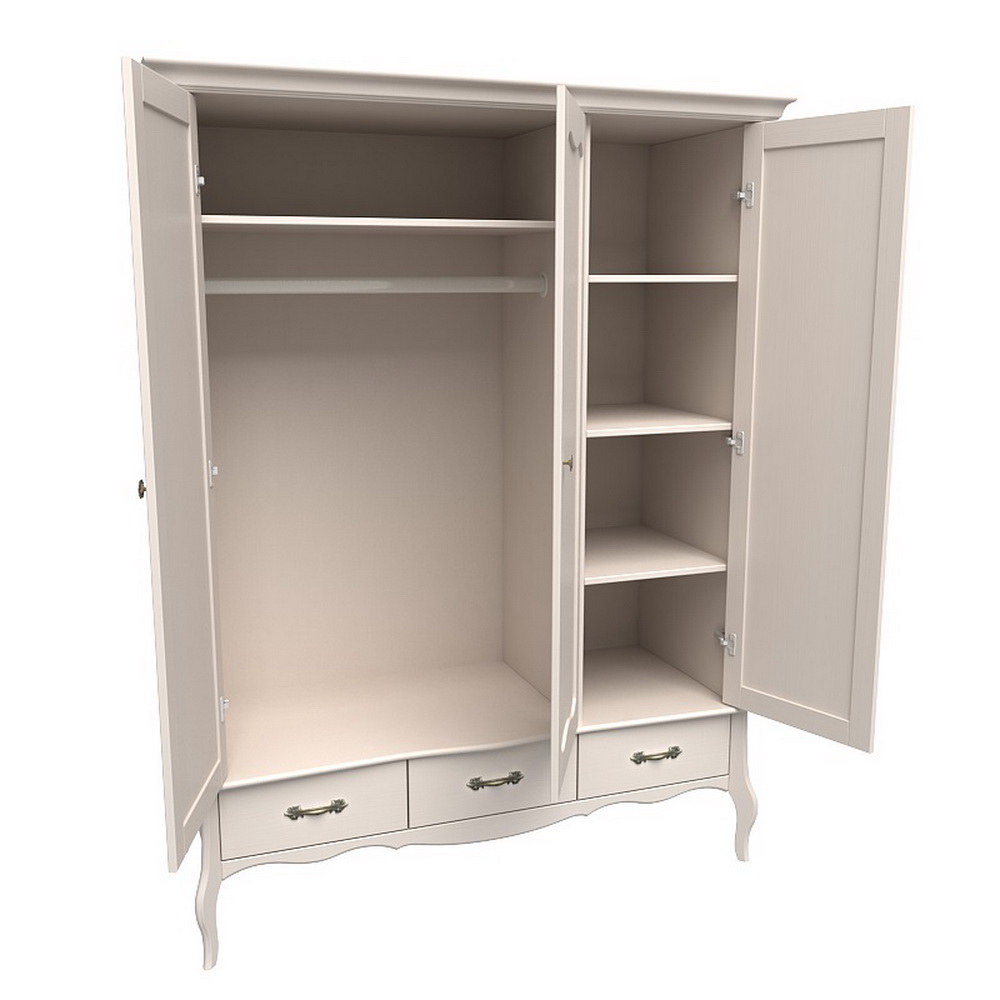 Шкаф ЛеБо 3-дверный с 3 зеркалами