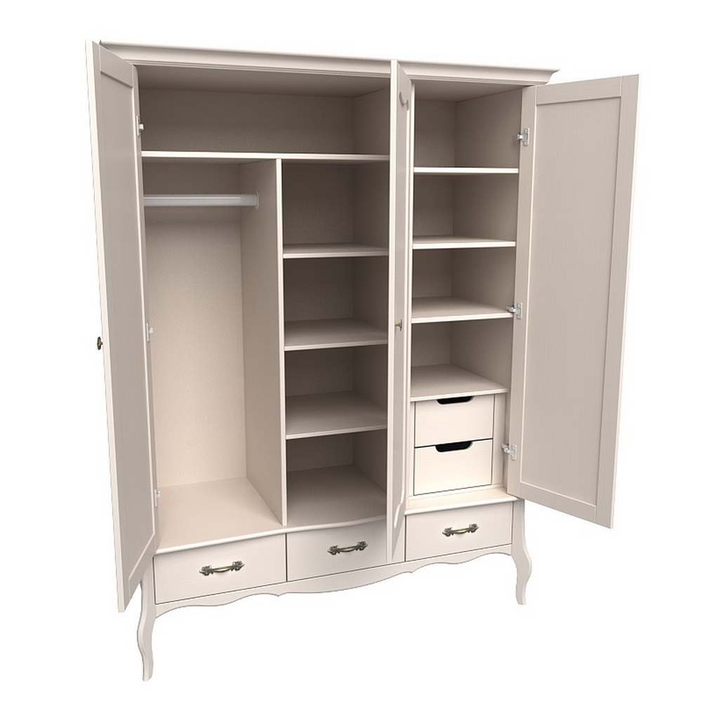 Шкаф ЛеБо 3-дверный с 3 зеркалами