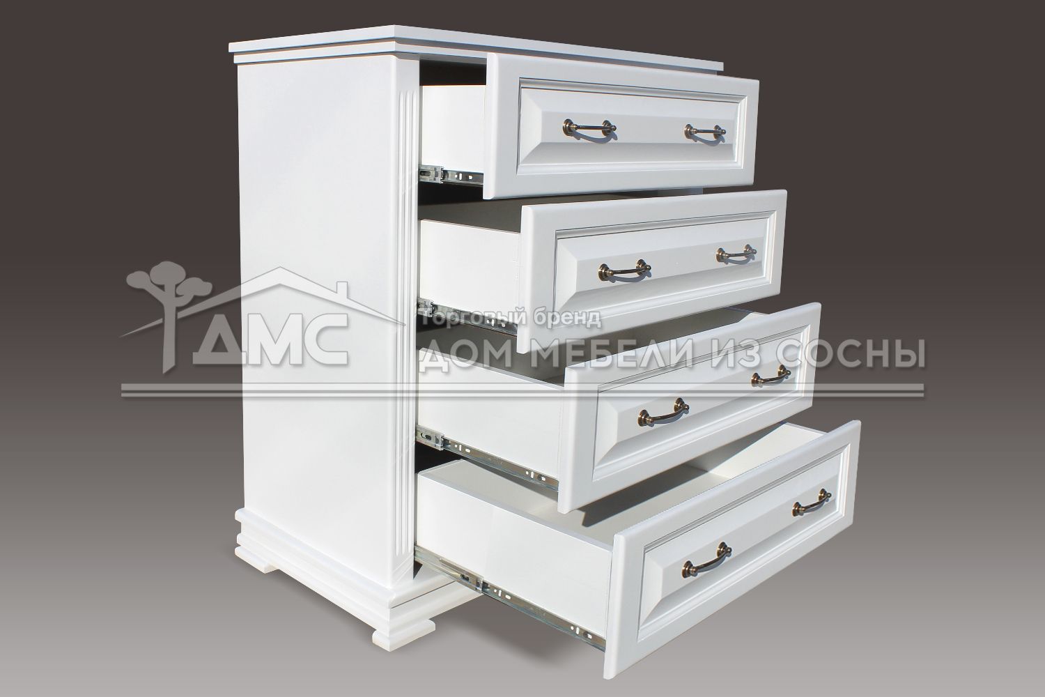 Комод из дерева Венеция 4 ящика