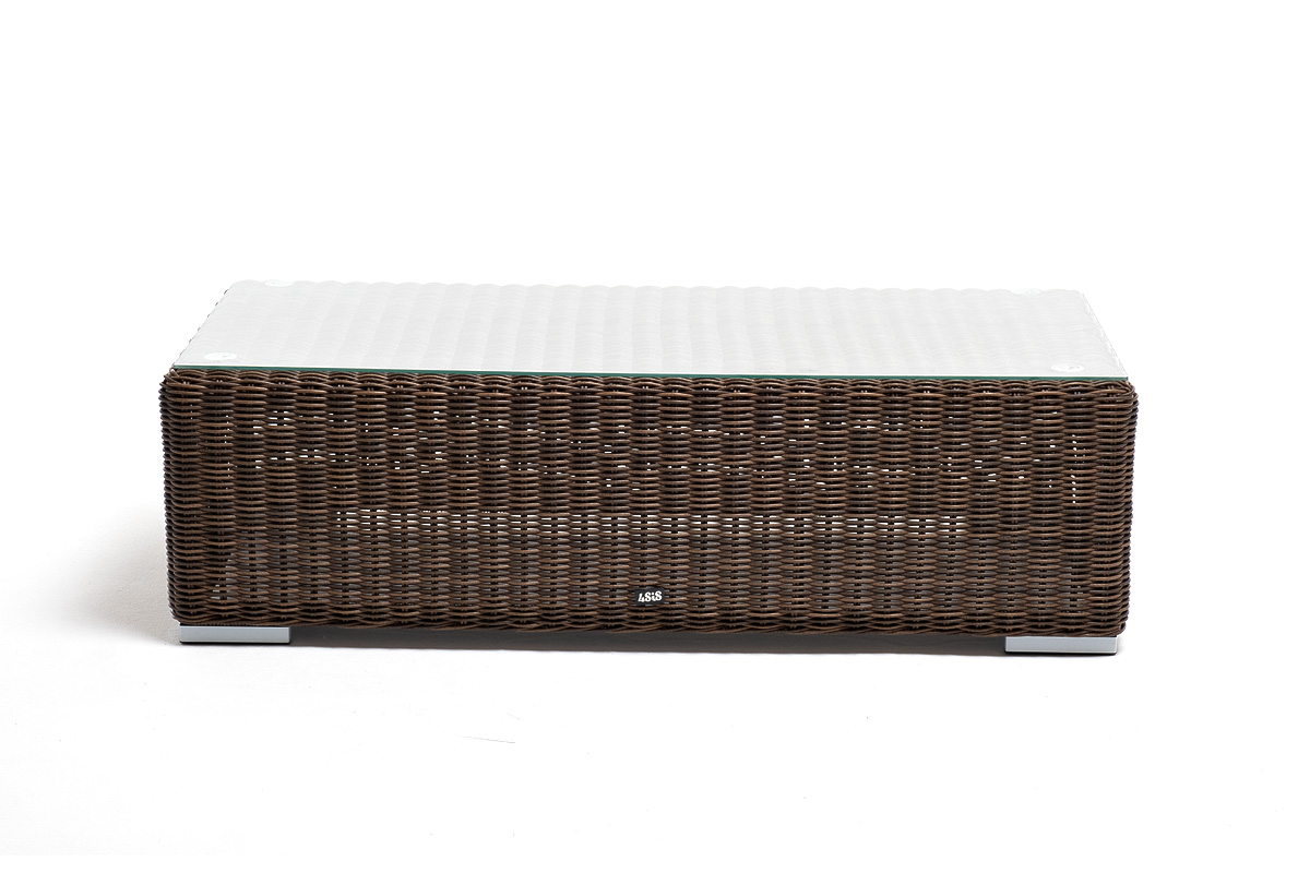 "Боналли" журнальный столик из искусственного ротанга, цвет коричневый