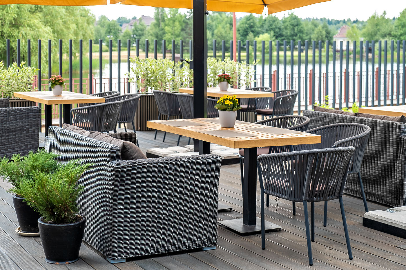 "Капуто" диван из искусственного ротанга двухместный, цвет графит