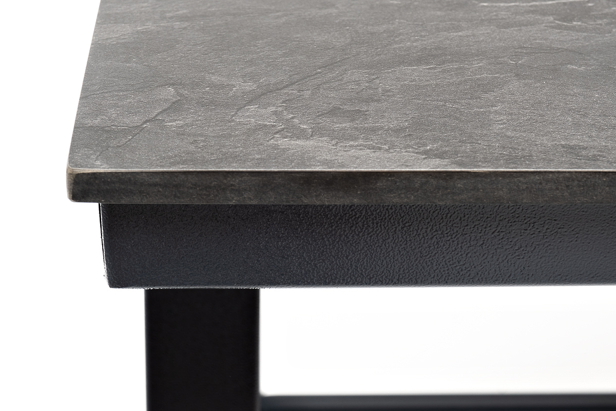 "Прио" стол из HPL 140х70см, H75, цвет столешницы "серый гранит"