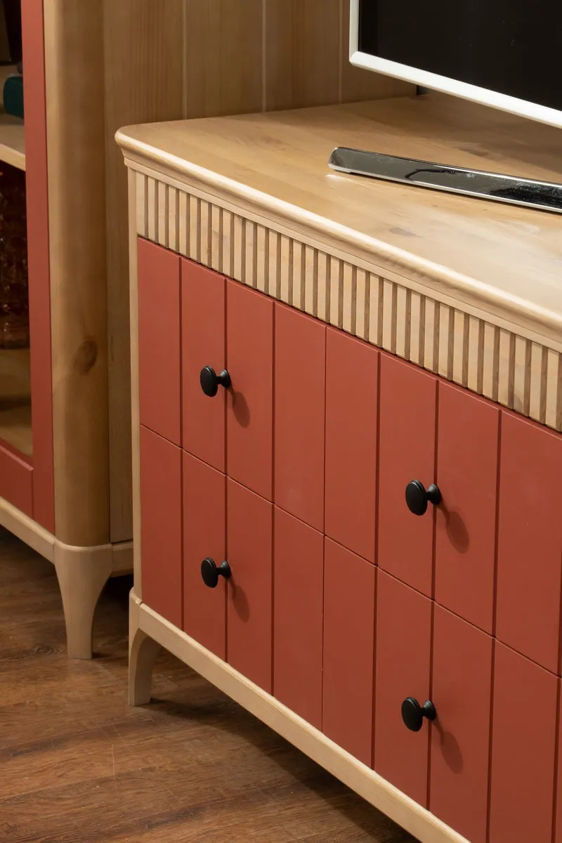 Тумба ТВ массив сосны Грета №4-140