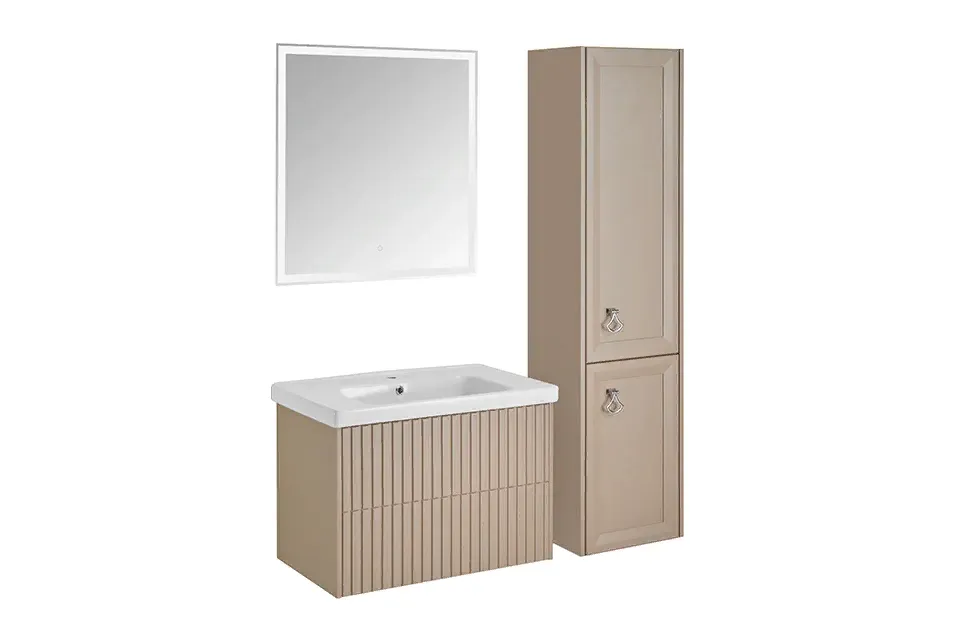 Тумба Риола 80 Капучино подвесная